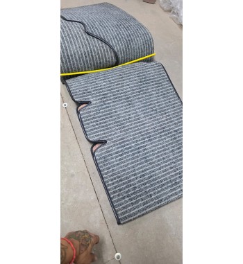 JUEGO ALFOMBRAS ORIGINALES MOQUETA SEAT RITMO NEGRO