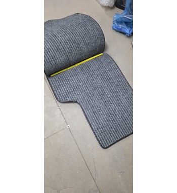 JUEGO ALFORMBRAS ORIGINALES MOQUETA SEAT 127 NEGRO