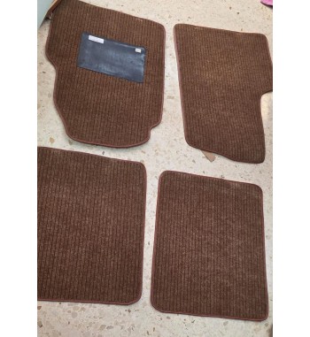 JUEGO ALFOMBRAS ORIGINALES MOQUETA RENAULT 5 MARRON