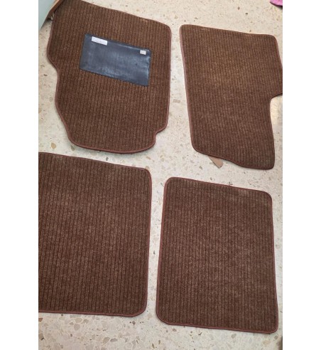 JUEGO ALFOMBRAS ORIGINALES MOQUETA RENAULT 5 MARRON