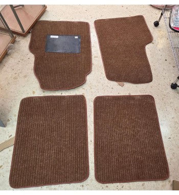 JUEGO ALFOMBRAS ORIGINALES MOQUETA RENAULT 5 MARRON