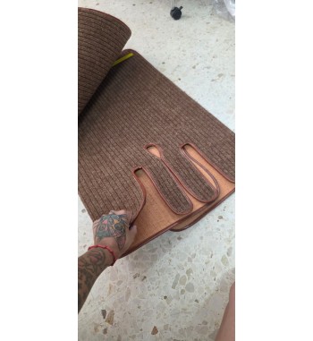 JUEGO ALFOMBRAS ORIGINALES MOQUETA TALBOT HORIZON MARRON