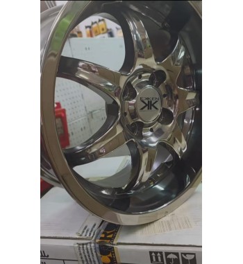 Juego 4 Llantas Ekken EK-1 Cromadas 7x15 4x100 ET35