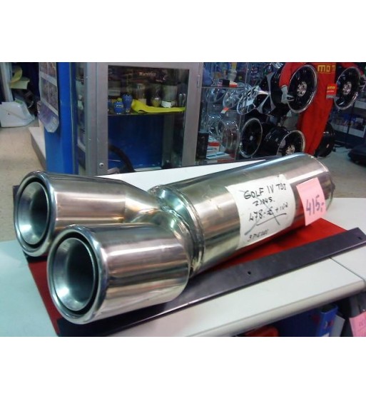 Escape Thunder Doble Salida 102 mm Homologado VW Golf IV TDI Ref. TH29157