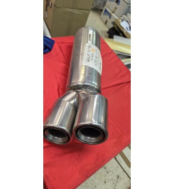 Escape Thunder Doble Salida 102 mm Homologado VW Golf IV TDI Ref. TH29157