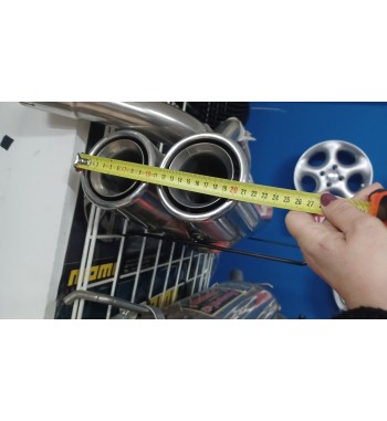 Escape Thunder Doble Salida 102 mm Homologado VW Golf IV TDI Ref. TH29157