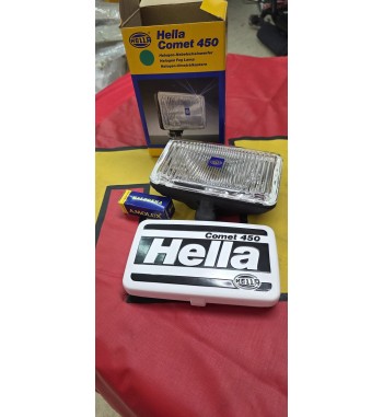 Hella COMET 450 – Óptica N/B con accesorios y tapa protectora