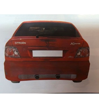 Parachoques Trasero Citroën Xsara/Saxo 2002 Flash | Fibra Tuning