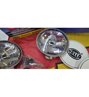 Hella Comet FF 200  U unid– Faro antiniebla halógeno 12V con tulipa transparente