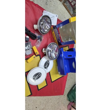 Hella Comet FF 200  U unid– Faro antiniebla halógeno 12V con tulipa transparente