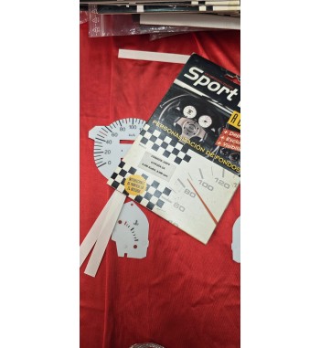 Esferas cuentakilómetros Citroën ZX fondo blanco Sport 0–200 km/h 8.000 rpm