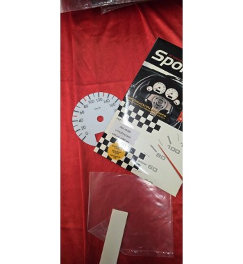 Esferas cuentakilómetros Citroën Xsara fondo blanco Sport 0–220 km/h 8.000 rpm