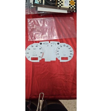 Esferas cuentakilómetros Volkswagen Polo 1.0 fondo blanco Sport 0–200 km/h 7.000 rpm