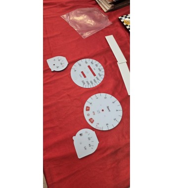 Esferas cuentakilómetros Opel Corsa B / Tigra fondo blanco| Kit deportivo