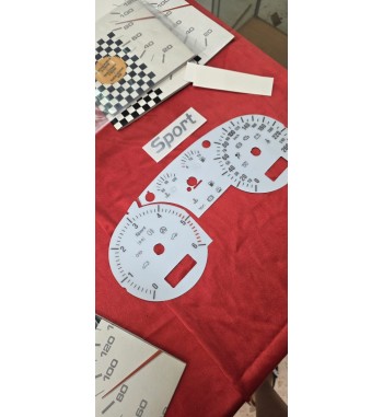 Esferas cuentakilómetros Seat Toledo TDI fondo blanco | Kit deportivo