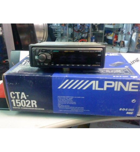 Autoradio Alpine CTA1502R CD-RDS | 4x40W con mando y ecualizador 15 bandas