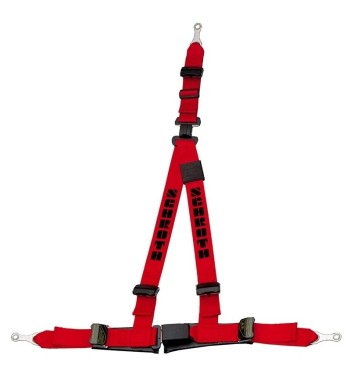 Arnés Schroth Rallye 3 ASM Flock Rojo