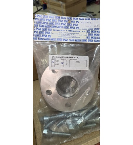 Separadores BRAID Opel 23 mm doble centraje | Aluminio CNC