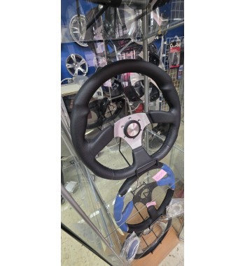 Volante ISOTTA Nivola D-Shape piel negra | Deportivo y elegante