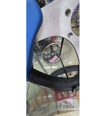 Volante CICLONE azul 35 cm | Deportivo aluminio y piel