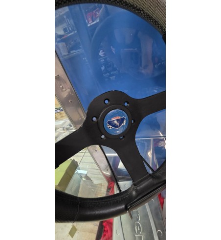 Volante CONRERO Laguna Seca Black 35 cm | Teknofibra Silver Racing