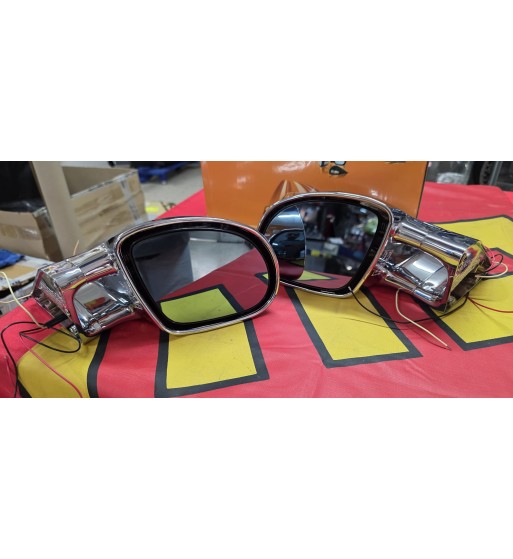 Espejos retrovisores eléctricos tipo M3 cromados – BC Corona EXT47001