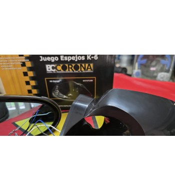Espejos retrovisores tipo K6 manuales negros – BC Corona EXT47100