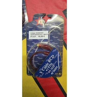 Adaptador RCA KD Audio 1 Mach | KDX601637 | Car Audio