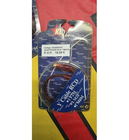 Adaptador RCA KD Audio 1 Mach | KDX601637 | Car Audio