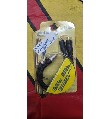 Adaptador RCA Audiolink AU4011 (2 uds) | Cable Y | Car Audio