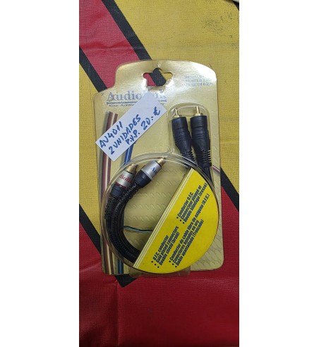 Adaptador RCA Audiolink AU4011 (2 uds) | Cable Y | Car Audio