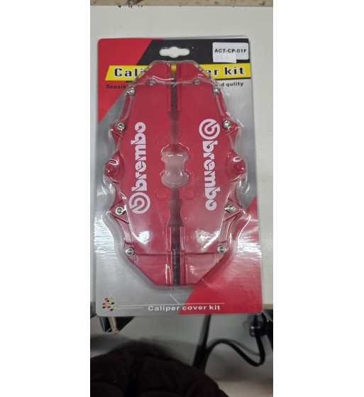 Cubiertas pinza freno tipo Brembo rojas | Caliper Cover ACT-CP-01F