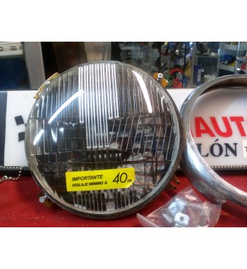 Óptica negra H4 SEAT 850 y 124 | Daval 17-C-12