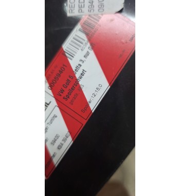 Espada Delantera VW Golf 5 | Lip Frontal ABS Rieger | Liquidación