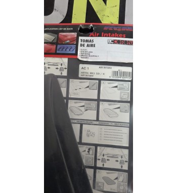 Tomas de aire Opel Astra MK3 GSi tipo turbo (Juego)