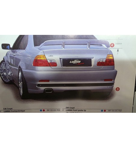 Añadido Trasero Lumma BMW Serie 3 E46 Coupé Kit Race Ref. 100003