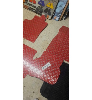 ALFOMBRILLAS ALUMINIO PARA MAZA MX3 ROJAS