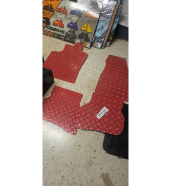 ALFOMBRILLAS ALUMINIO PARA MAZA MX3 ROJAS