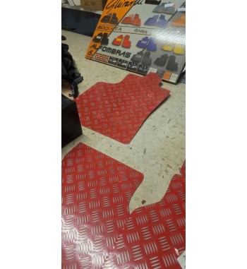 ALFOMBRILLAS ALUMINIO PARA MAZA MX3 ROJAS