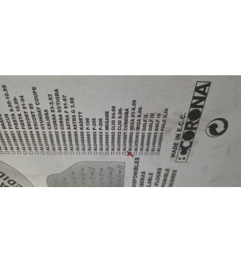 ALFOMBRAS DELANTERAS SEAT IBIZA 93 - 8-99 ALUMINIO