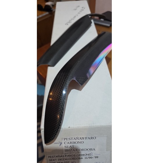 PESTAÑAS FARO SEAT IBIZA / CORDOBA 11/93 - 99 CARBONO