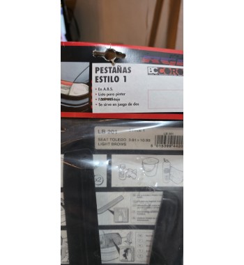 PESTAÑAS FARO SEAT TOLEDO 3/91 - 11/95