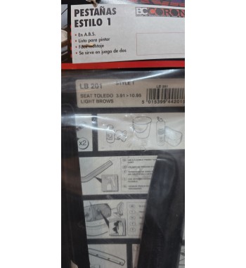 PESTAÑAS FARO SEAT TOLEDO 3/91 - 11/95