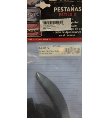 PESTAÑAS FARO SEAT IBIZA 2 98