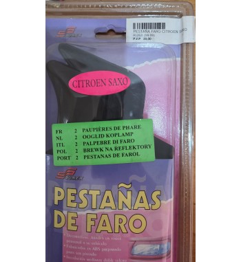 PESTAÑAS FARO CITROEN SAXO AÑO 99 EN ABS